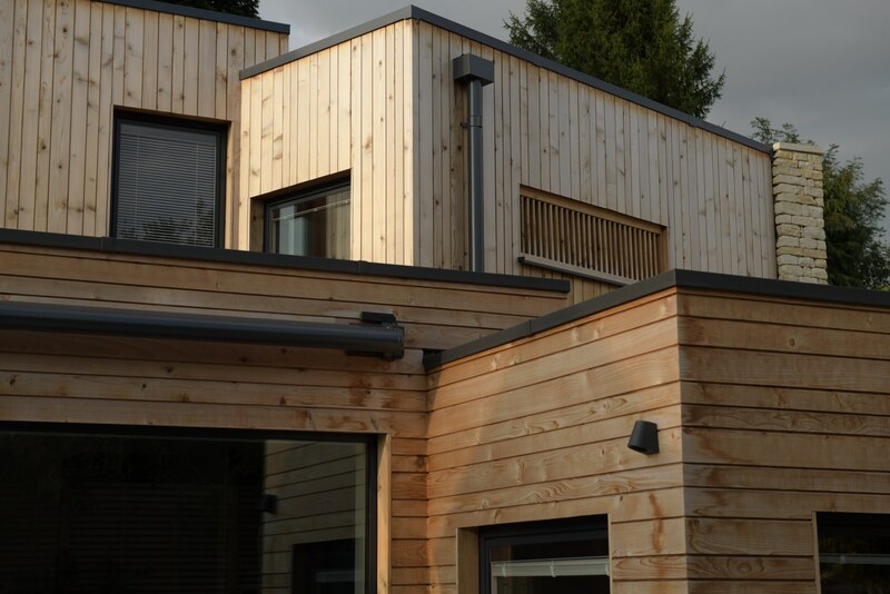 Newbuild eco home in Bath using British grown cedar from Vastern Timber